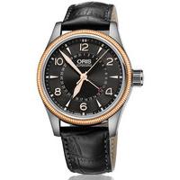 oris watch big crown pointer date leather d