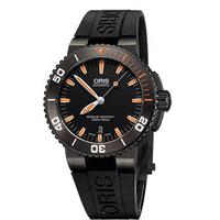 oris watch aquis date rubber