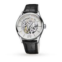 oris artelier skeleton mens watch