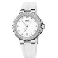 Oris Watch Aquis Date Diamonds Rubber