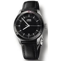 oris watch artix gt date ceramic leather d