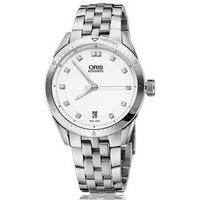 oris watch artix gt date white bracelet d