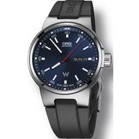 oris watch williams day date rubber