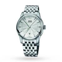 oris mens artelier date automatic watch