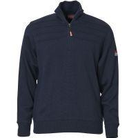 Orson 1/2 Zip Lined Sweater - Navy