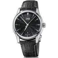 oris watch artelier date 40mm leather d