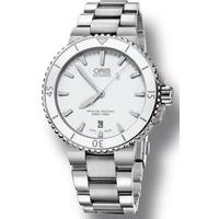 Oris Watch Aquis Date White Bracelet