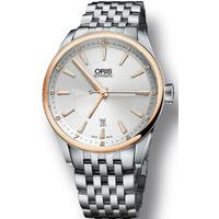 oris watch artix date bicolor bracelet