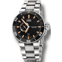 Oris Watch Aquis Date Small Second Black Bracelet