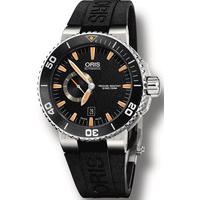 Oris Watch Aquis Date Small Second Black Rubber