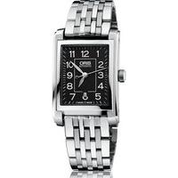 oris watch rectangular date bracelet