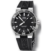 oris watch aquis date rubber