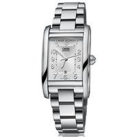 oris watch rectangular date lady bracelet