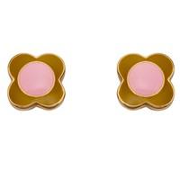 ORLA KIELY Ladies PVD Gold Plated Earrings