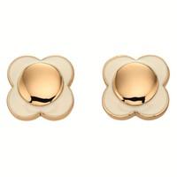 ORLA KIELY Ladies Rose Gold Plated Flower Stud Earrings