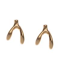 Orelia-Earrings - Wishbone Stud Earrings -