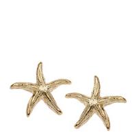 Orelia-Earrings - Mini Starfish Stud Earrings - Gold