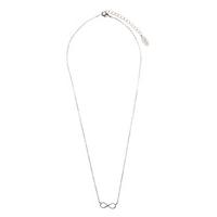 Orelia-Necklaces - Infinity Necklace - Silver