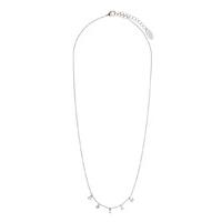 orelia necklaces dream charm script necklace silver