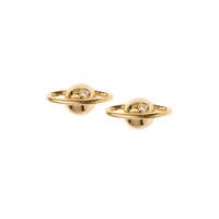 orelia earrings planet stud earrings gold