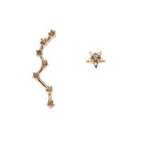 Orelia-Earrings - Constellation Ear Cuff - White