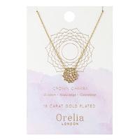 orelia necklaces crown chakra necklace gold