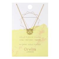 orelia necklaces solar plexus chakra necklace gold