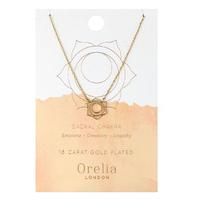 orelia necklaces sacral chakra necklace gold