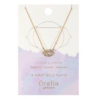 Orelia-Necklaces - Third Eye Chakra Necklace - Gold