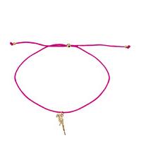 Orelia-Bracelets - Parrot Charm Friendship Bracelet - Pink