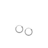 Orelia-Earrings - Micro Hoop Earrings - Silver