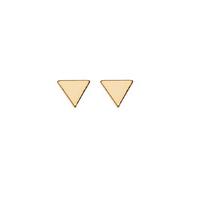 Orelia-Earrings - Mini Triangle Stud Earrings - Silver
