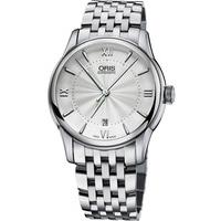 oris mens artelier bracelet watch 73376704071 07b