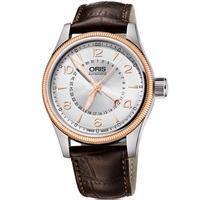 oris mens big crown strap watch 754 7679 4361 07b