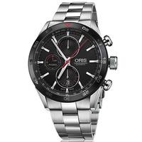 oris artix gt chronograph stainless steel bracelet watch 774 7661 4424 ...