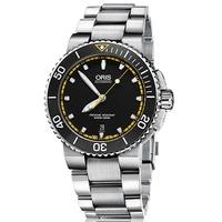 oris aquis date stainless steel bracelet watch 733 7653 4127 07peb