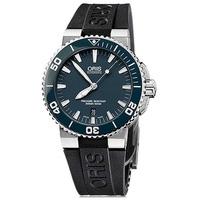 Oris Mens Aquis Automatic Strap Watch 73376534155BW