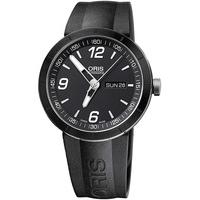 oris mens tt1 rubber automatic strap watch 735 7651 4174 07rs