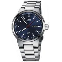 oris mens williams blue dial watch 735 7716 4155 07b