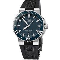 Oris Mens Aquis Automatic Strap Watch 73376534155BW