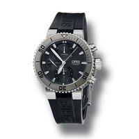 oris gents aquis titan chronograph watch