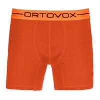 ortovox boxer 185 merino rocknwool men crazy orange