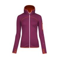 ortovox merino fleece hoody w dark very berry