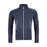 ortovox fleece light melange jacket m night blue