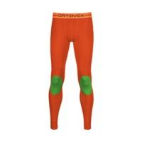 ortovox long pants 185 merino rocknwool men crazy orange