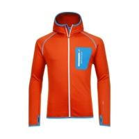 ortovox merino fleece hoody m crazy orange