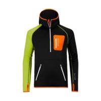 ORTOVOX Fleece (MI) Zip Neck Hoody M black raven