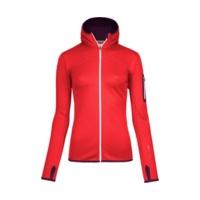 ORTOVOX Merino Fleece Hoody W Hot Coral