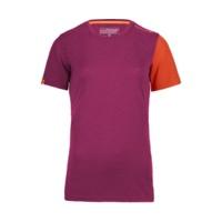 ORTOVOX Short Sleeve 185 Merino Rock\'n\'Wool Women dark very berry