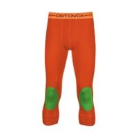 ortovox short pants 185 merino rocknwool men crazy orange